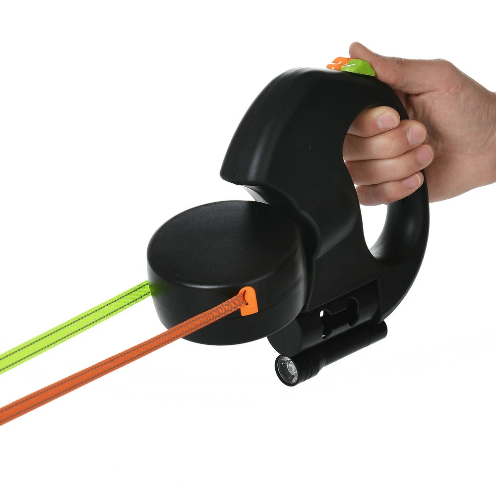 PawGlow Tangle Free Dual Dog lead