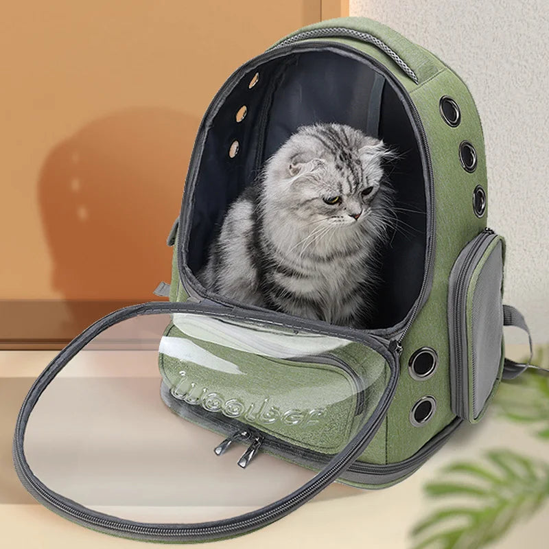 Pawstrip Transparent Pet Travel Backpack