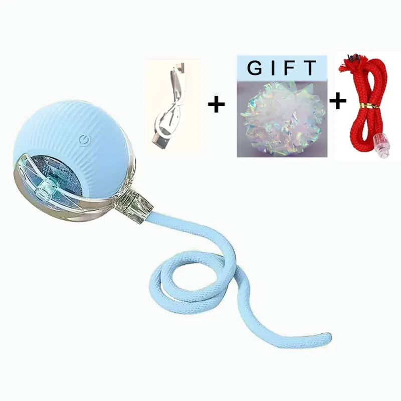 Purrfect Chase Smart Rolling Cat Toy with Tail