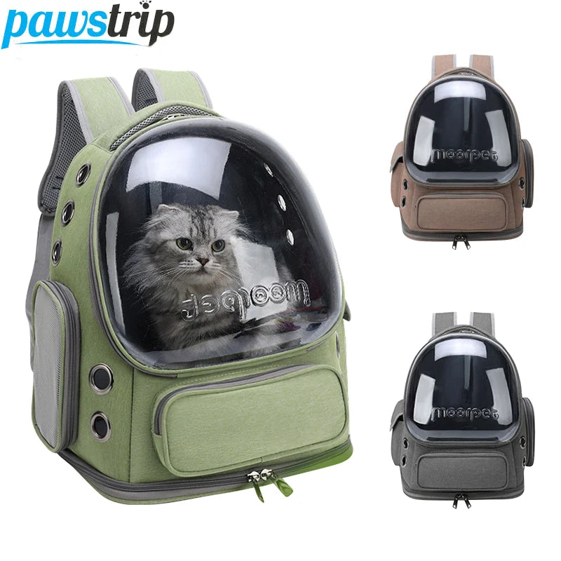 Pawstrip Transparent Pet Travel Backpack