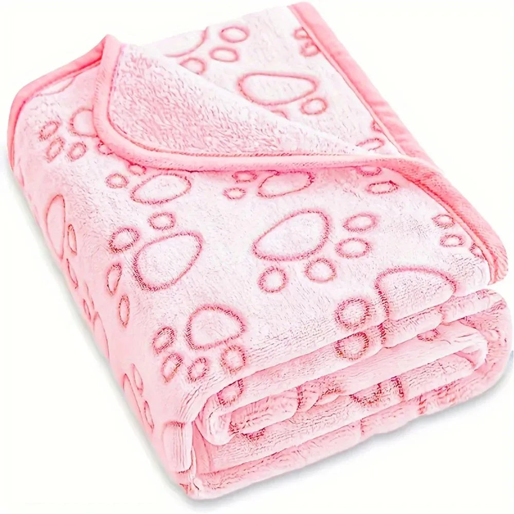 Snuggle Paws Fuzzy Comfort Dog Blanket