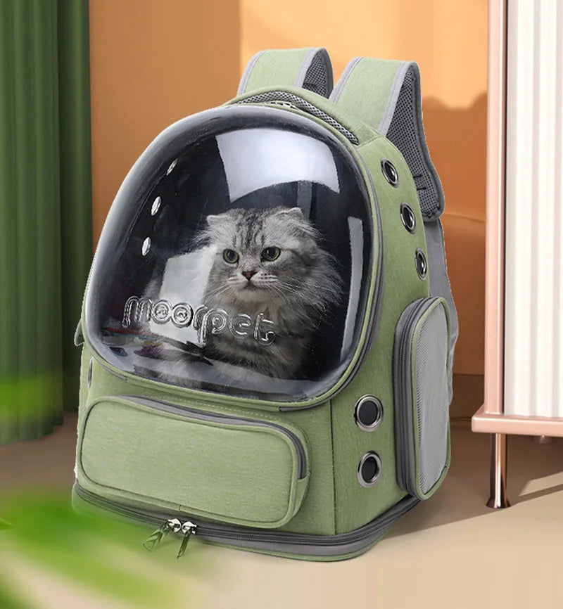 Pawstrip Transparent Pet Travel Backpack