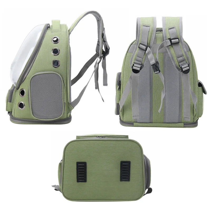 Pawstrip Transparent Pet Travel Backpack
