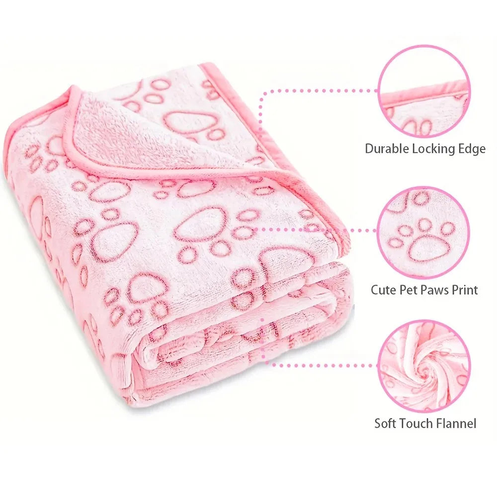 Snuggle Paws Fuzzy Comfort Dog Blanket