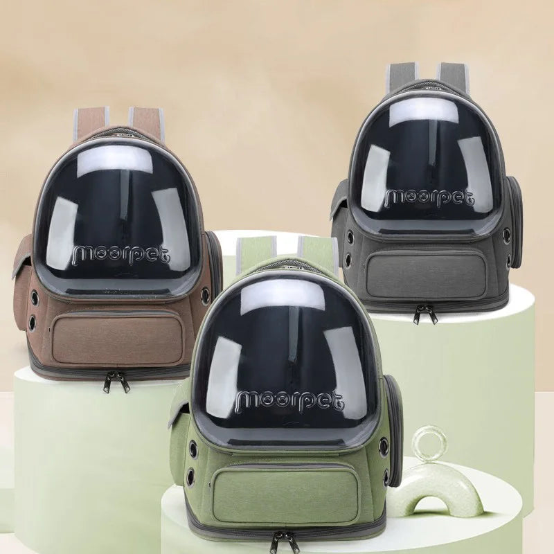 Pawstrip Transparent Pet Travel Backpack