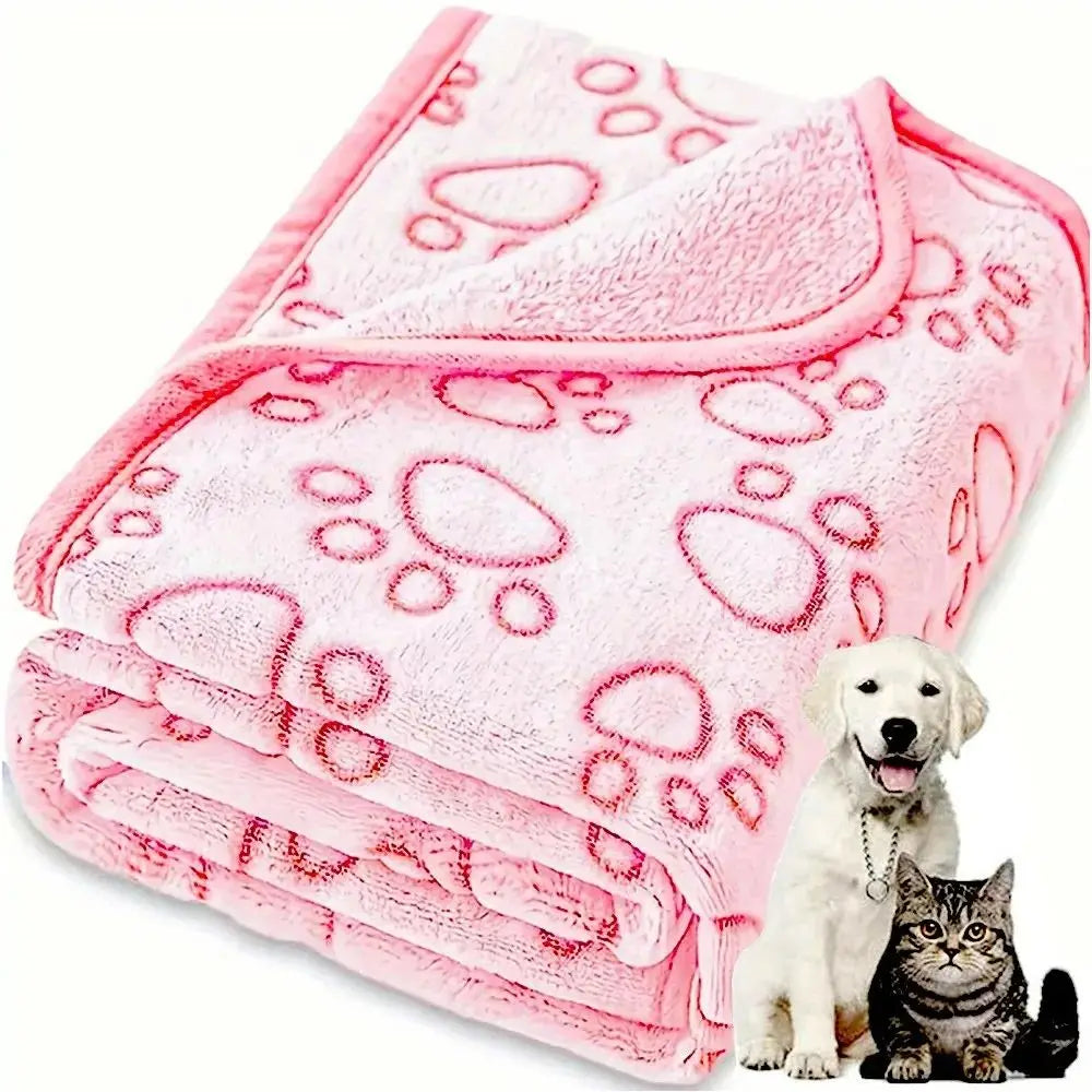 Snuggle Paws Fuzzy Comfort Dog Blanket