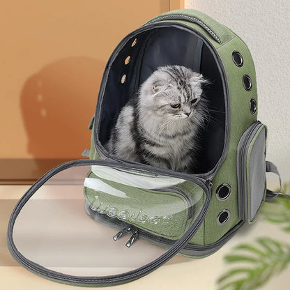 Pawstrip Transparent Pet Travel Backpack