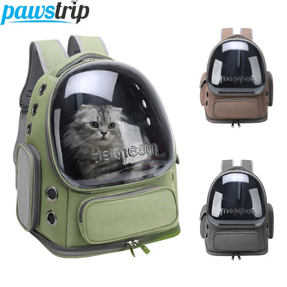 Pawstrip Transparent Pet Travel Backpack