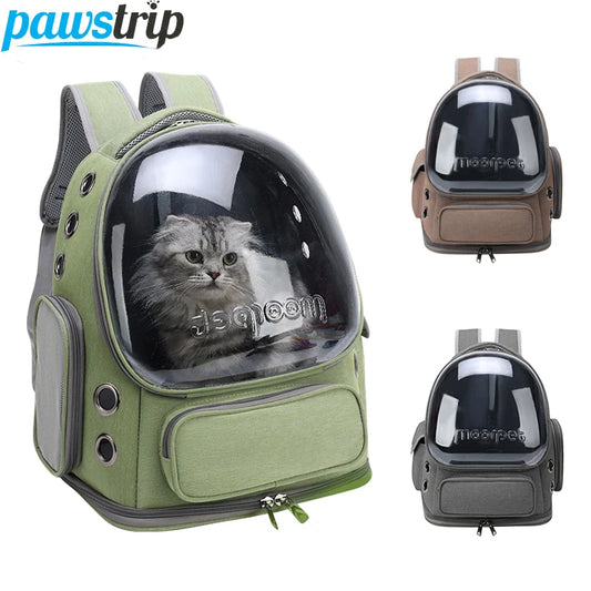 Pawstrip Transparent Pet Travel Backpack