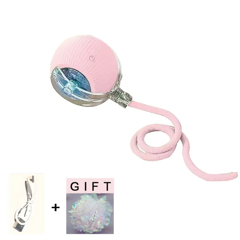 Purrfect Chase Smart Rolling Cat Toy with Tail