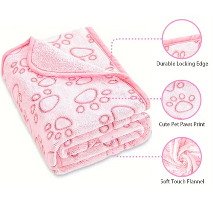 Snuggle Paws Fuzzy Comfort Dog Blanket