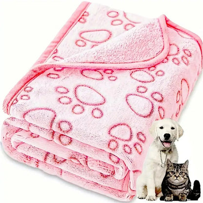 Snuggle Paws Fuzzy Comfort Dog Blanket