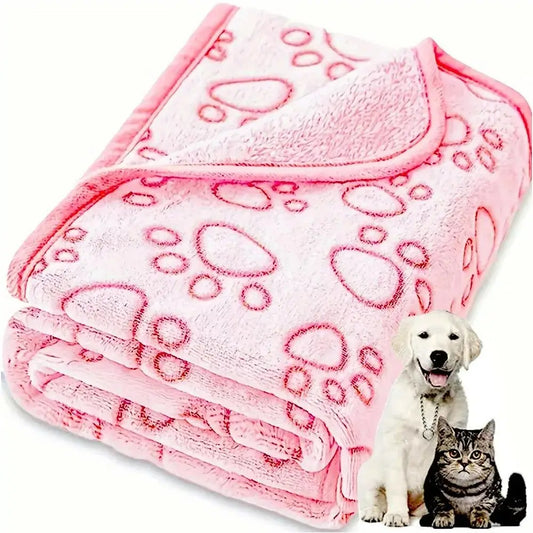 Snuggle Paws Fuzzy Comfort Dog Blanket