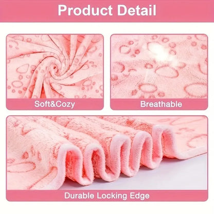 Snuggle Paws Fuzzy Comfort Dog Blanket