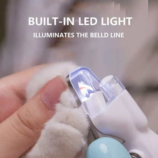 The PawGlow Pet Nail Clippers with LED Light!