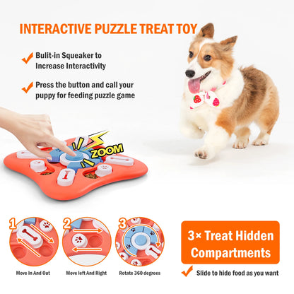 BrainyPaws Interactive Dog Puzzle Feeder